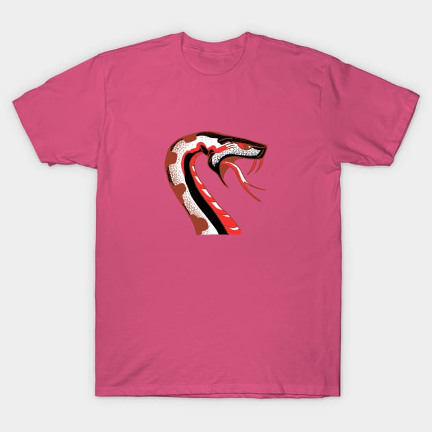 Snake head T-Shirt by LuluCybril